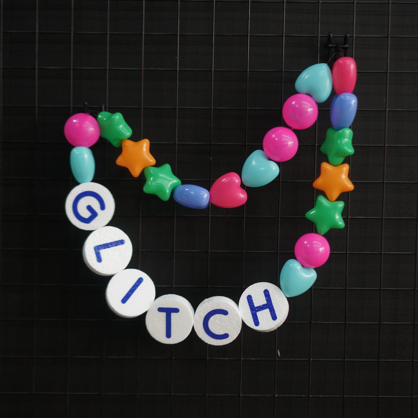 Glitch Friendship Bracelet Garland