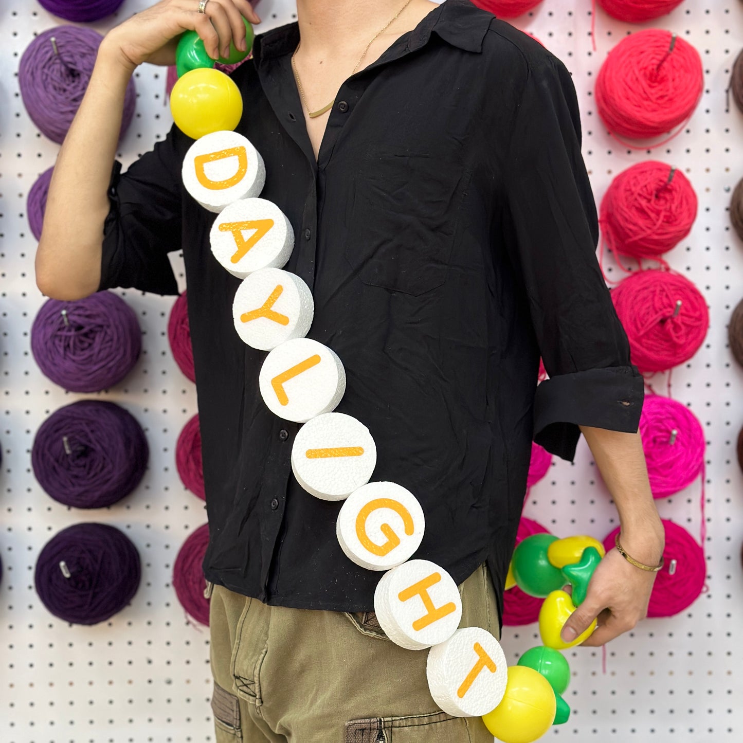 Daylight Friendship Bracelet Garland