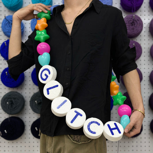 Glitch Friendship Bracelet Garland