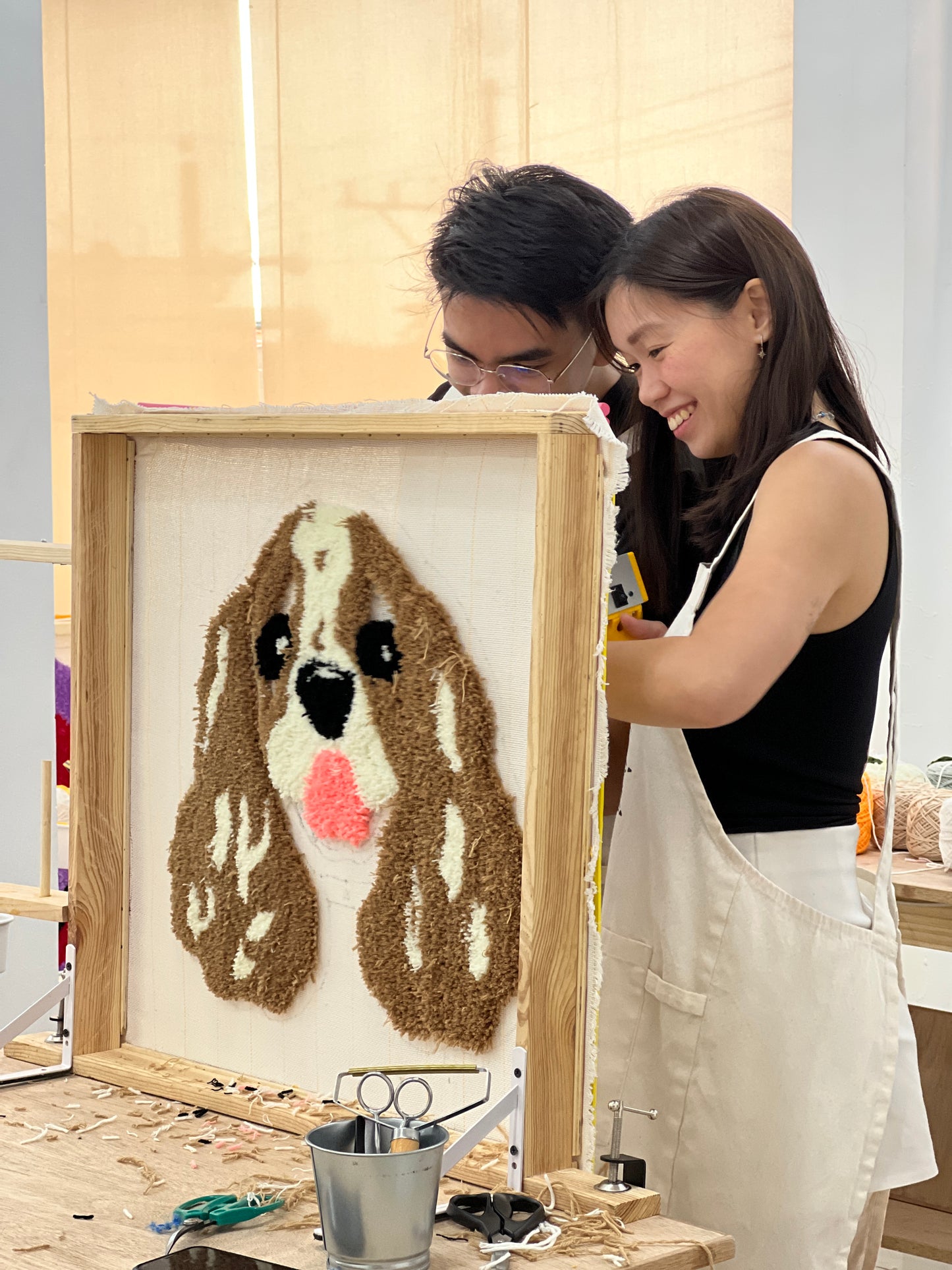 Rug Tufting Workshop Date Package <3 (1pc 60cm x 60cm Rug)