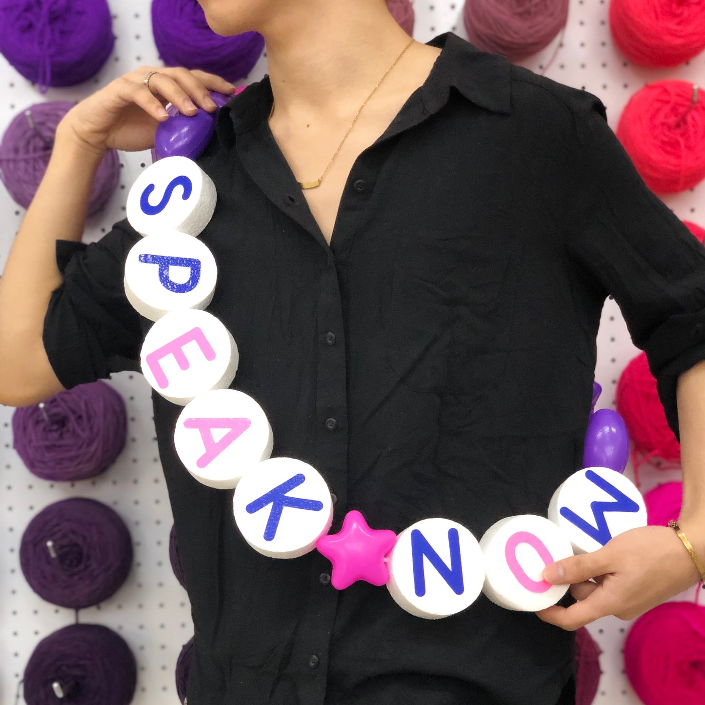 Speak Now Friendship Bracelet Garland