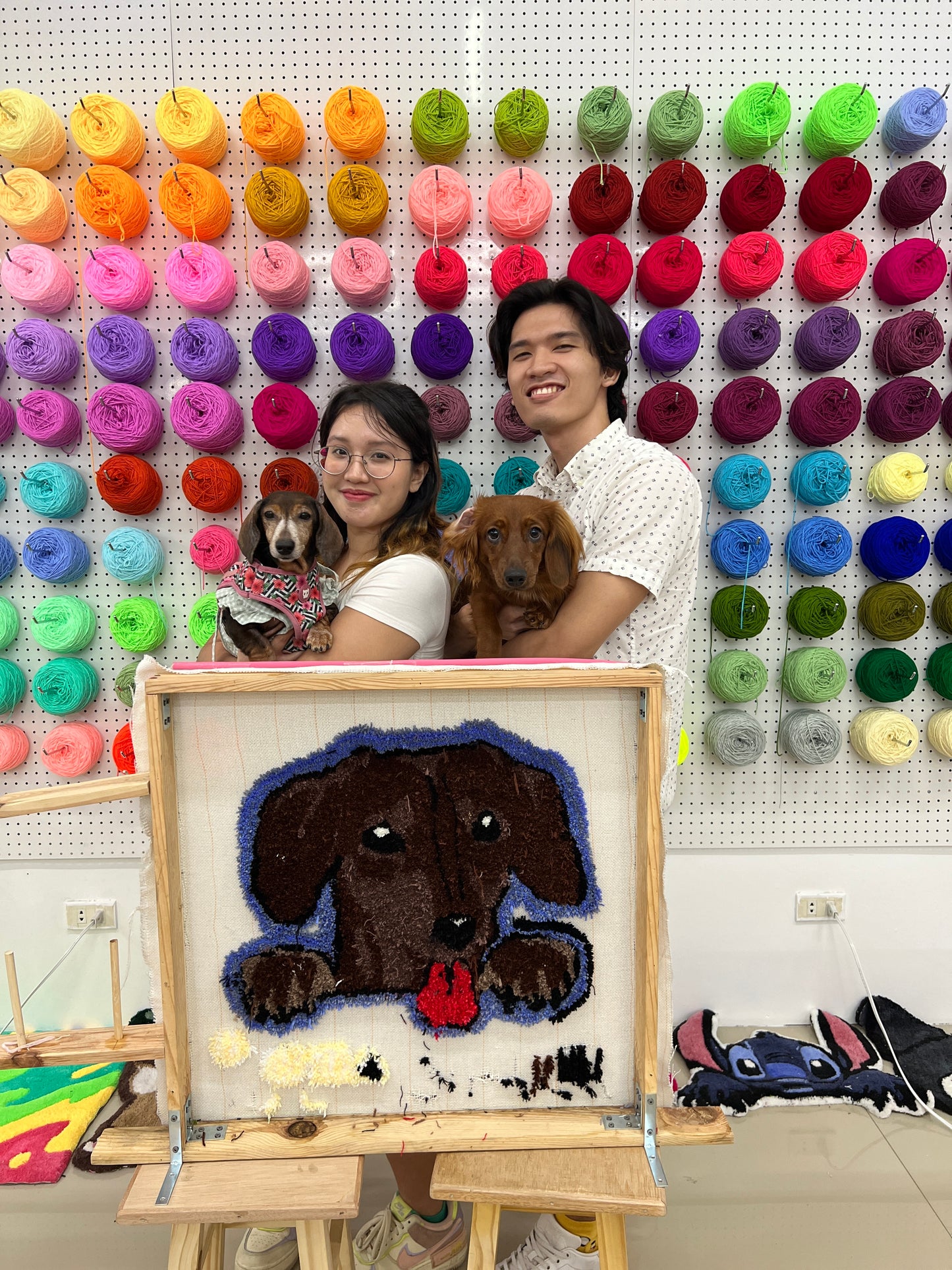 Rug Tufting Workshop Date Package <3 (1pc 60cm x 60cm Rug)