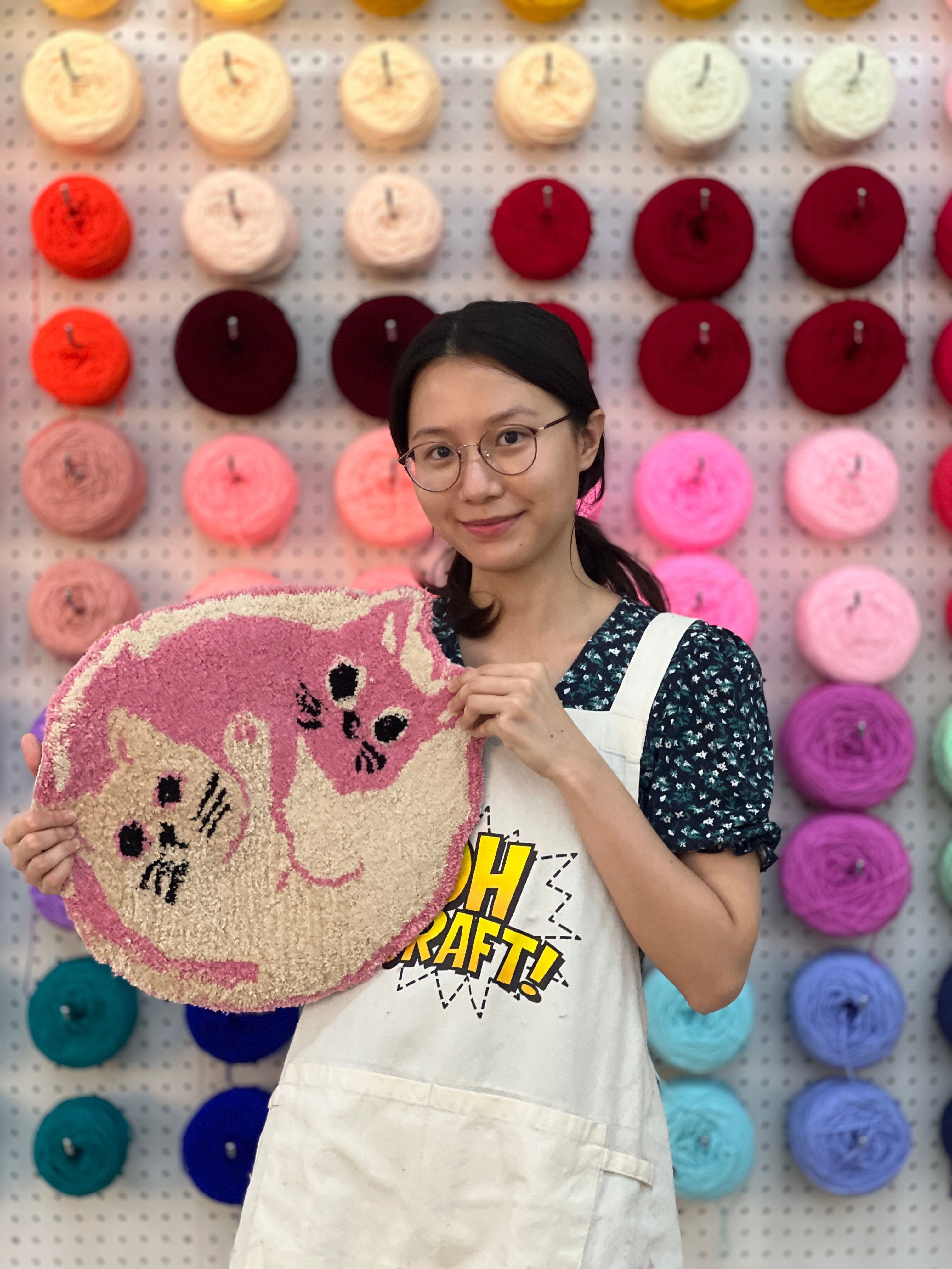Rug Tufting Workshop 45x45cm β Oh Craft Workshop